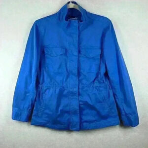 Style & Co Utility Jacket Women’s Sz S Blue